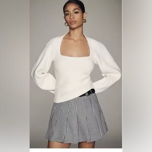 NWT Size XL -Anthropologie White Wide Sleeve Sweater (NWT US$ 148)